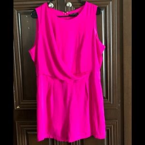 Hot Pink romper new without tags